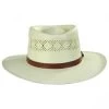 Stetson Brentwood Shantung Straw Gambler Hat -ChicHeadwear Haven 329547