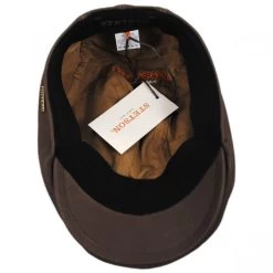 Stetson Moher Oily Timber Leather Ivy Cap -ChicHeadwear Haven 329858