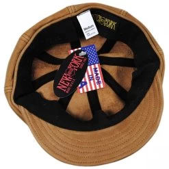 Vintage Spitfire Leather Newsboy Cap -ChicHeadwear Haven 329966
