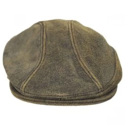 Antique 1900 Leather Ivy Cap