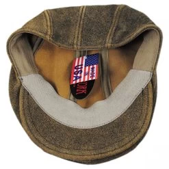 Antique 1900 Leather Ivy Cap -ChicHeadwear Haven 330020