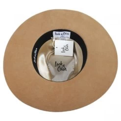 Benson Tri Wool Felt Fedora Hat - Brown 7 Benson Tri Wool Felt Fedora Hat - Brown -ChicHeadwear Haven 333591