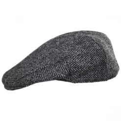 Kinloch Harris Tweed Wool Ivy Cap -ChicHeadwear Haven 333857
