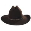 Bailey Chisolm Wool Litefelt Cattlemen Western Hat - Brown -ChicHeadwear Haven 338670