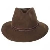 Leather Band Wool Felt Fedora Hat -ChicHeadwear Haven 342425
