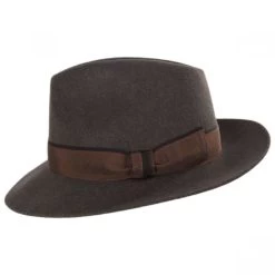 Desmond Crushable Wool Felt Fedora Hat -ChicHeadwear Haven 343637