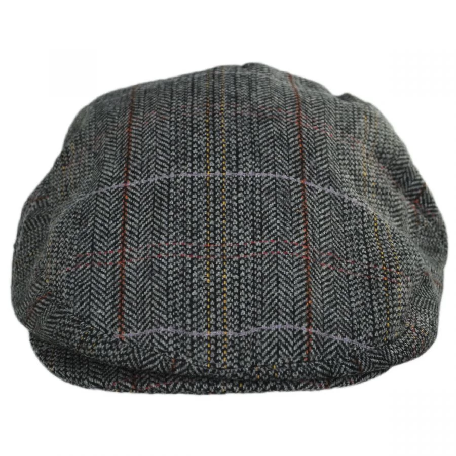 Regent Herringbone Plaid Wool Blend Ivy Cap 3 Regent Herringbone Plaid Wool Blend Ivy Cap