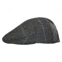 Regent Herringbone Plaid Wool Blend Ivy Cap 6 Regent Herringbone Plaid Wool Blend Ivy Cap -ChicHeadwear Haven 343952