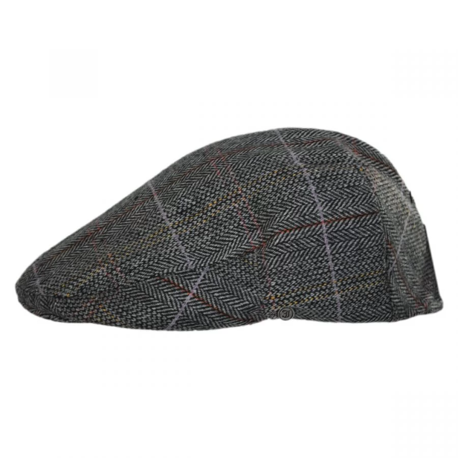 Regent Herringbone Plaid Wool Blend Ivy Cap 4 Regent Herringbone Plaid Wool Blend Ivy Cap - Image 2