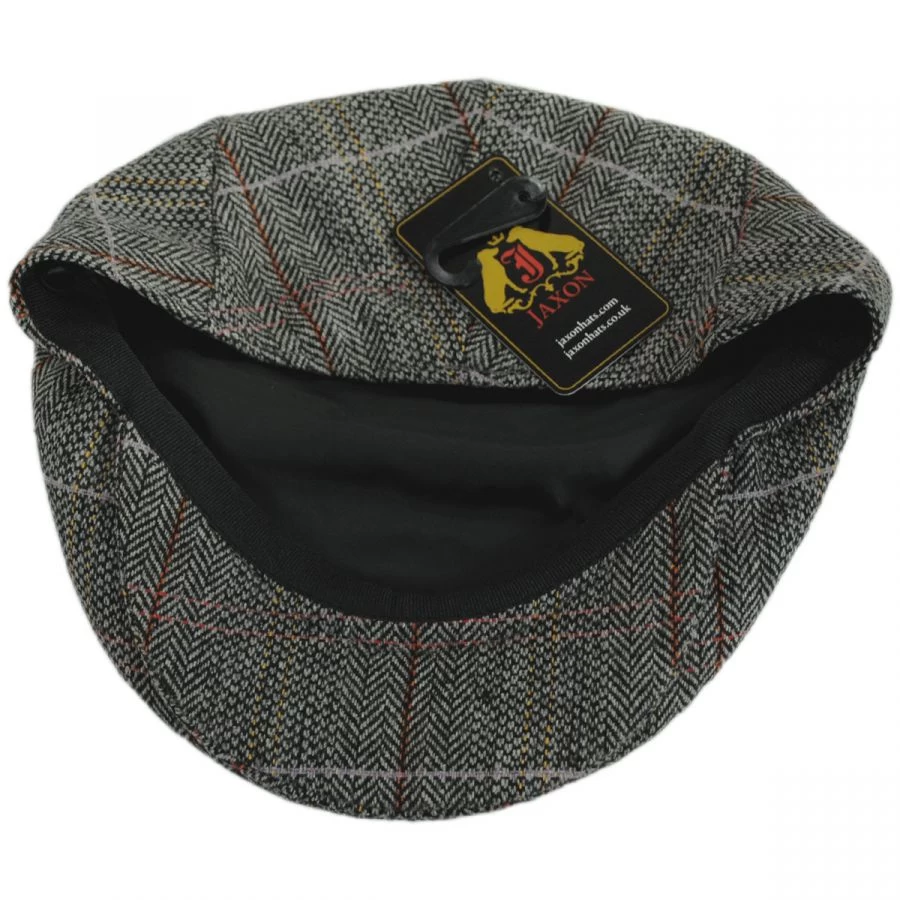 Regent Herringbone Plaid Wool Blend Ivy Cap 5 Regent Herringbone Plaid Wool Blend Ivy Cap - Image 3