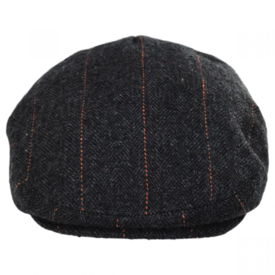 Negroni Herringbone Plaid Wool Blend Ivy Cap 3 Negroni Herringbone Plaid Wool Blend Ivy Cap