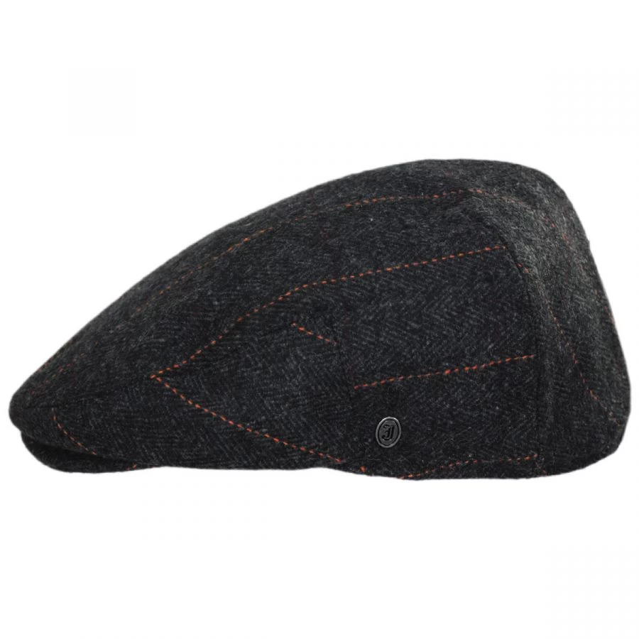 Negroni Herringbone Plaid Wool Blend Ivy Cap 4 Negroni Herringbone Plaid Wool Blend Ivy Cap - Image 2