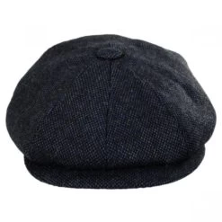 Collins Nailhead Wool Blend Newsboy Cap