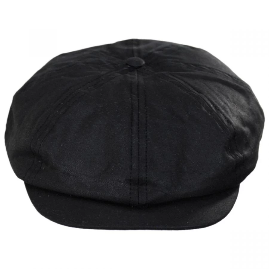 British Millerain Wax Cotton Newsboy Cap 3 British Millerain Wax Cotton Newsboy Cap