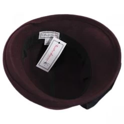 Ribbon Flower Profile Wool Felt Cloche Hat - Made To Order -ChicHeadwear Haven 346967