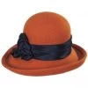 Bengaline Band Wool Felt Off The Face Hat - Made To Order -ChicHeadwear Haven 346988