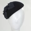 Wool Felt Ribbon Bow Accent Beret - Made To Order