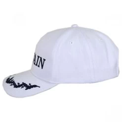 Captain Snapback Baseball Cap - White