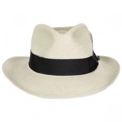 Summer C-Crown Toyo Straw Fedora Hat