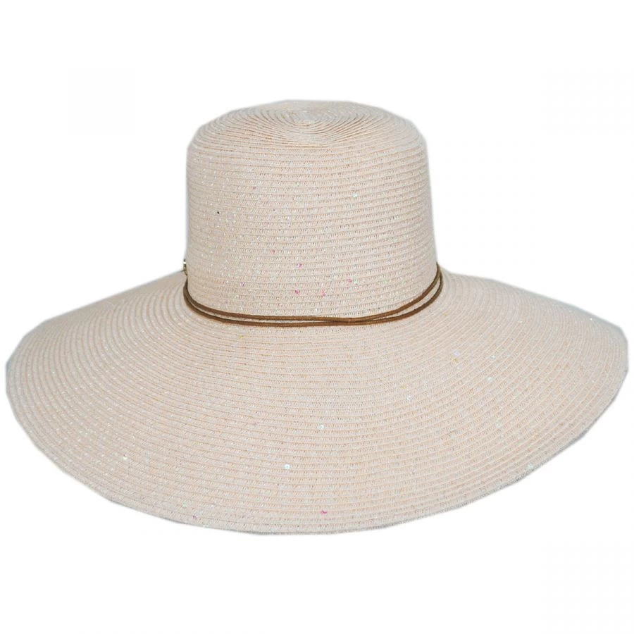 Waverly Sequin Toyo Straw Blend Swinger Sun Hat 3 Waverly Sequin Toyo Straw Blend Swinger Sun Hat