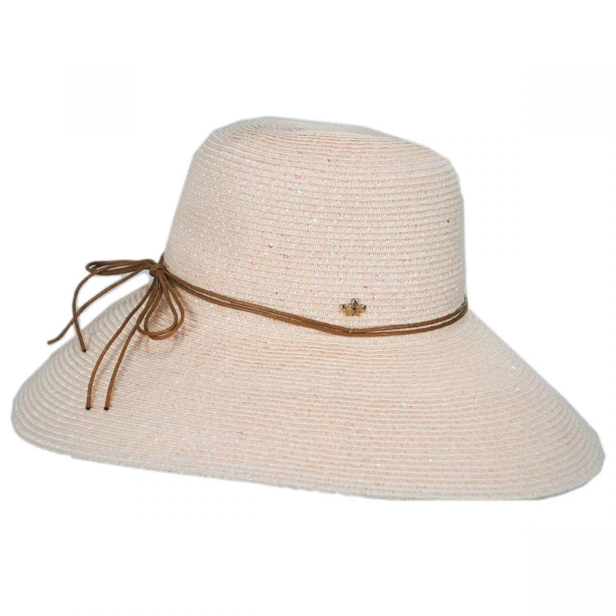 Waverly Sequin Toyo Straw Blend Swinger Sun Hat 4 Waverly Sequin Toyo Straw Blend Swinger Sun Hat - Image 2
