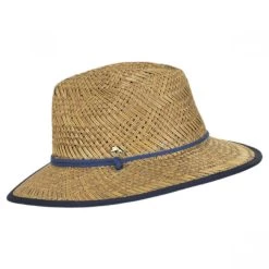 Tommy Bahama Bondi Rush Straw Safari Fedora Hat -ChicHeadwear Haven 354770