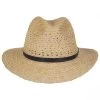 Tommy Bahama Inagua Raffia Straw Safari Fedora Hat -ChicHeadwear Haven 354810