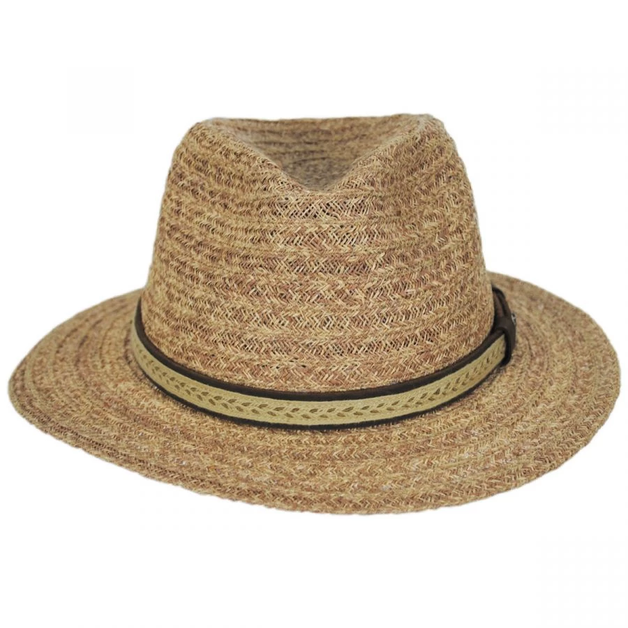 Tommy Bahama Navagio Raffia Straw Safari Fedora Hat 3 Tommy Bahama Navagio Raffia Straw Safari Fedora Hat