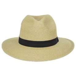 Scala Slider Toyo Straw Safari Fedora Hat