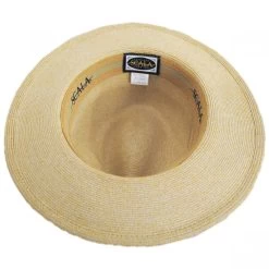 Scala Slider Toyo Straw Safari Fedora Hat -ChicHeadwear Haven 354932