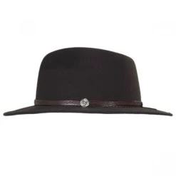 Stetson Cromwell Crushable Wool Felt Fedora Hat -ChicHeadwear Haven 356594