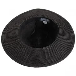 Ultrabraid Water Repellent Toyo Straw Fedora Rain Hat -ChicHeadwear Haven 356640