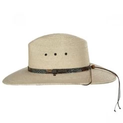 Stetson Cumberland Palm Leaf Straw Aussie Hat -ChicHeadwear Haven 363679