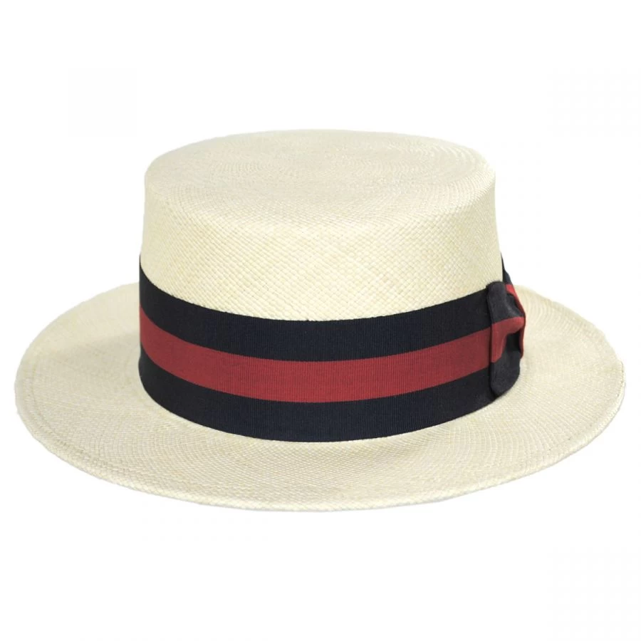 Panama Straw Skimmer Hat 3 Panama Straw Skimmer Hat