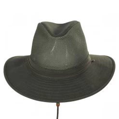 Mesh Cotton Aussie Fedora Hat