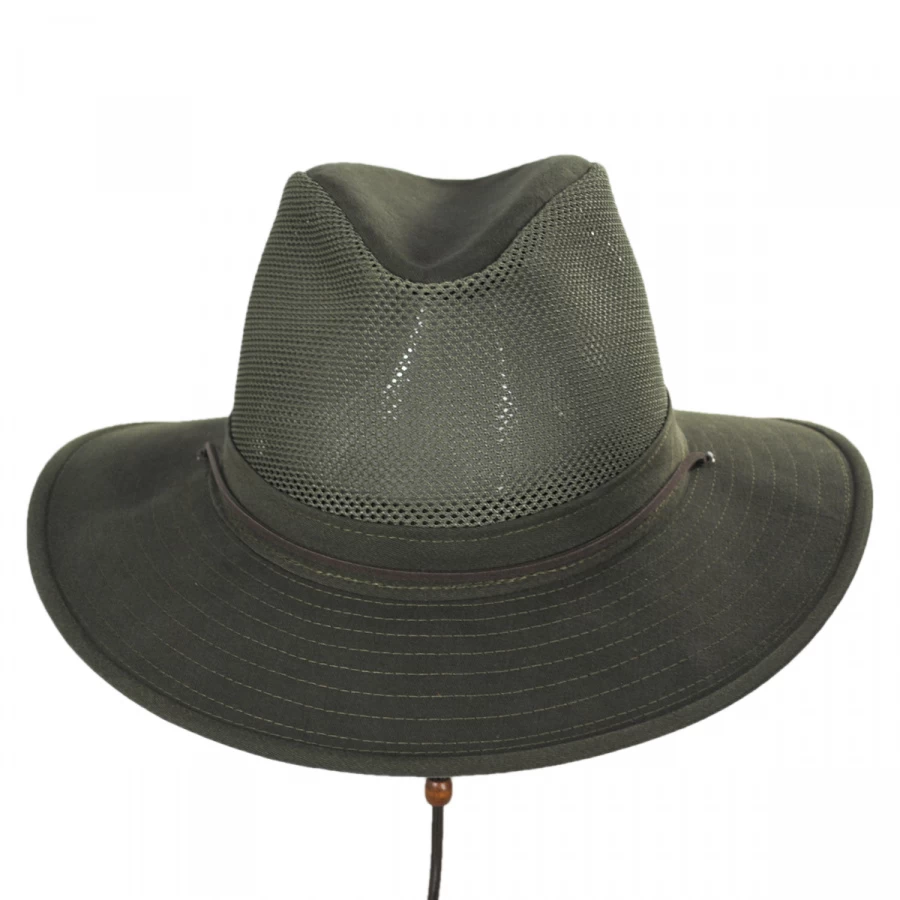 Mesh Cotton Aussie Fedora Hat 3 Mesh Cotton Aussie Fedora Hat