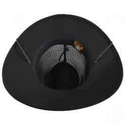 Mesh Aussie Grande Brim Fedora Hat -ChicHeadwear Haven 366442