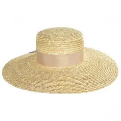 Fiume Milan Straw Boater Hat