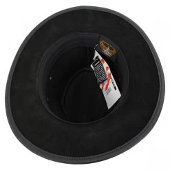 Leather Safari Fedora Hat -ChicHeadwear Haven 368849