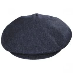 Curry Denim Cotton And Linen Ivy Cap
