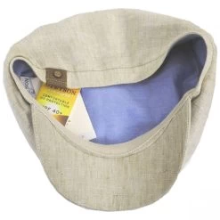 Stetson Linen Newsboy Cap - Beige -ChicHeadwear Haven 373489