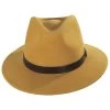 Messer Wool Felt Fedora Hat - Honey