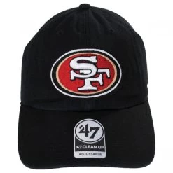 '47 BRAND San Francisco 49ers NFL Clean Up Strapback Baseball Cap Dad Hat