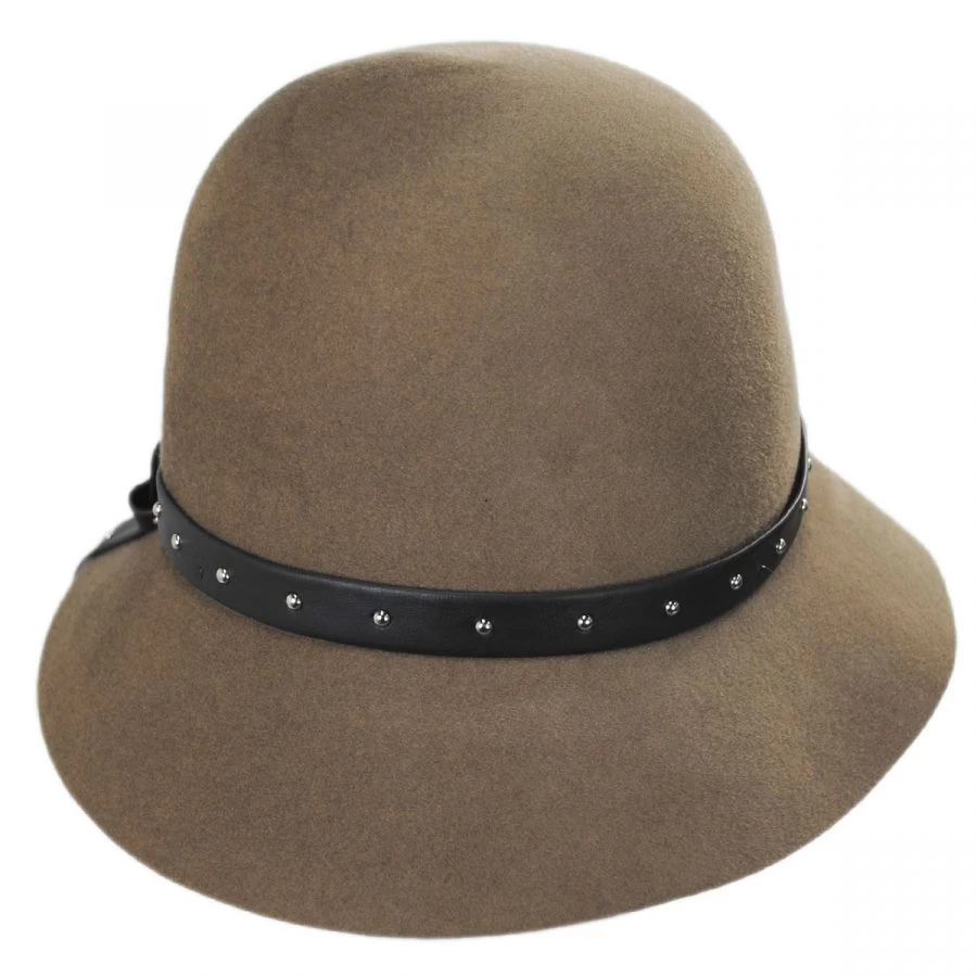 Vanessa Wool Felt Cloche Hat 3 Vanessa Wool Felt Cloche Hat