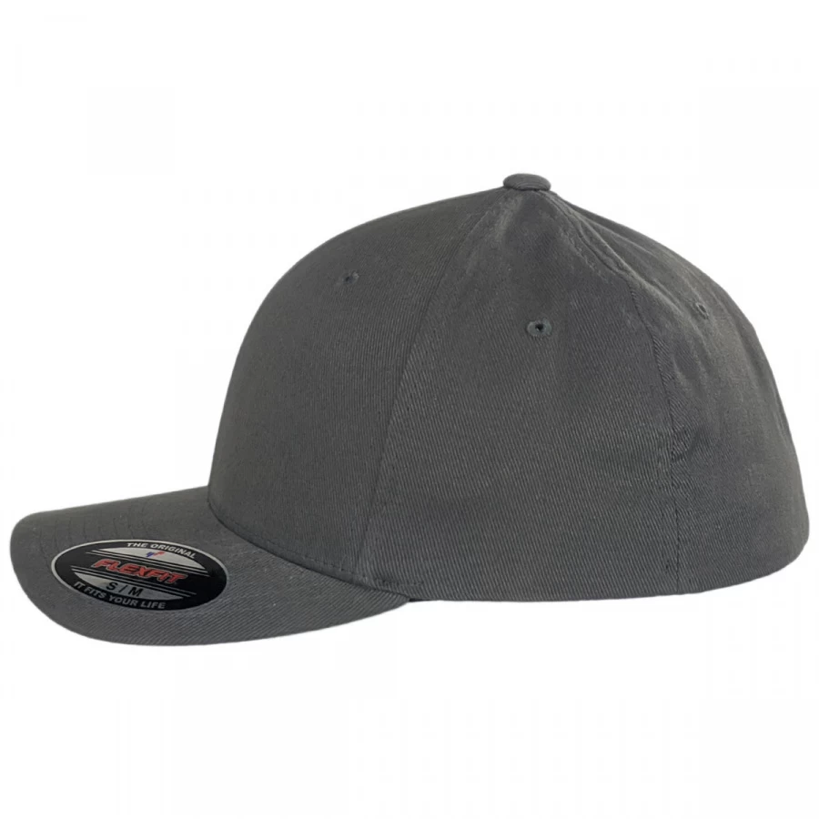 Brushed Twill MidPro FlexFit Fitted Baseball Cap 4 Brushed Twill MidPro FlexFit Fitted Baseball Cap - Image 2