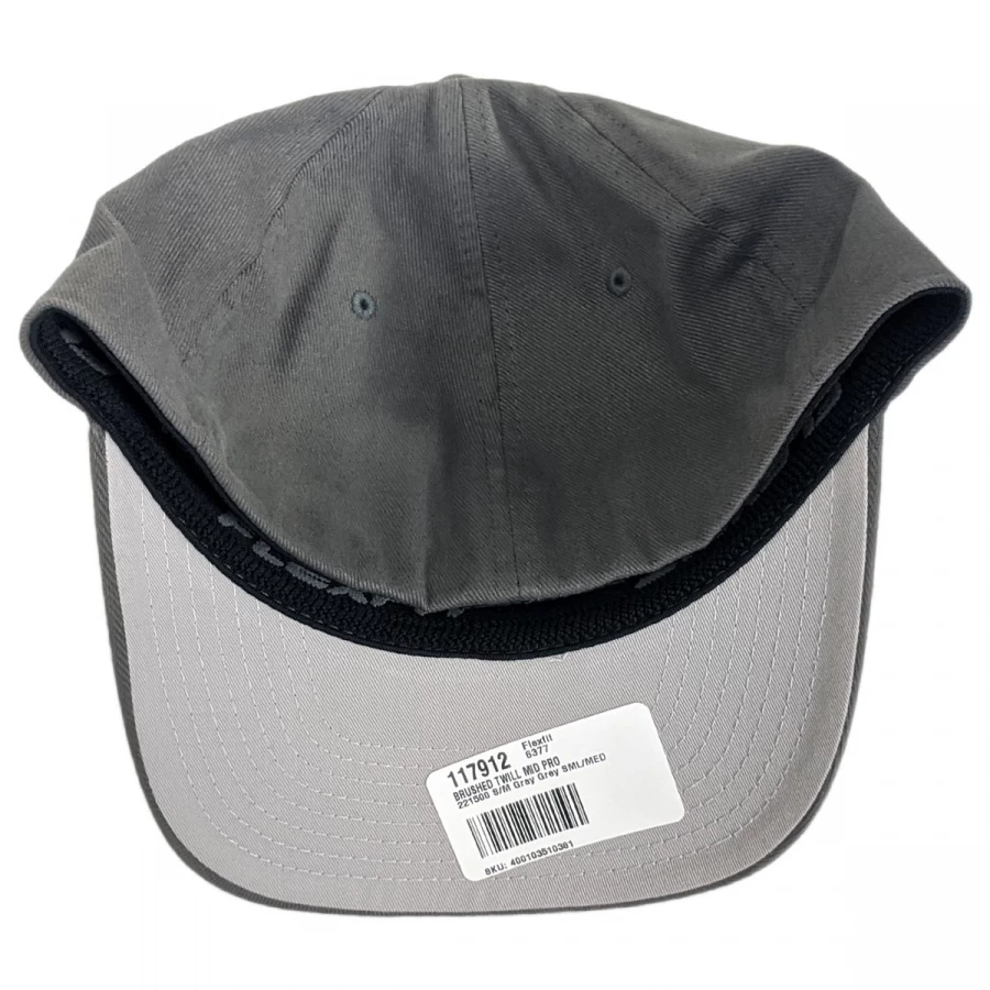 Brushed Twill MidPro FlexFit Fitted Baseball Cap 5 Brushed Twill MidPro FlexFit Fitted Baseball Cap - Image 3