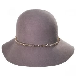 Scala Alessandria Wool Felt Cloche Hat