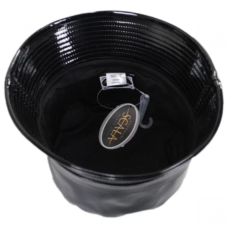 Scala Pluie Faux Leather Rain Bucket Hat 5 Scala Pluie Faux Leather Rain Bucket Hat - Image 3