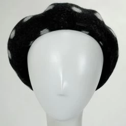 Audrey Wool Beret - Polka Dot