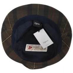 British Millerain Waxed Plaid Cotton Rain Bucket Hat -ChicHeadwear Haven 381969